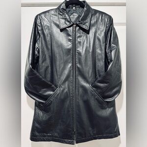 Vintage Laura Leigh Ltd‎ Women's Black Leather Jacket